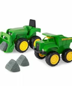 JOHN DEERE SANDBOX VEHICLES 2 PACK DUMP TRUCK AND TRACTOR