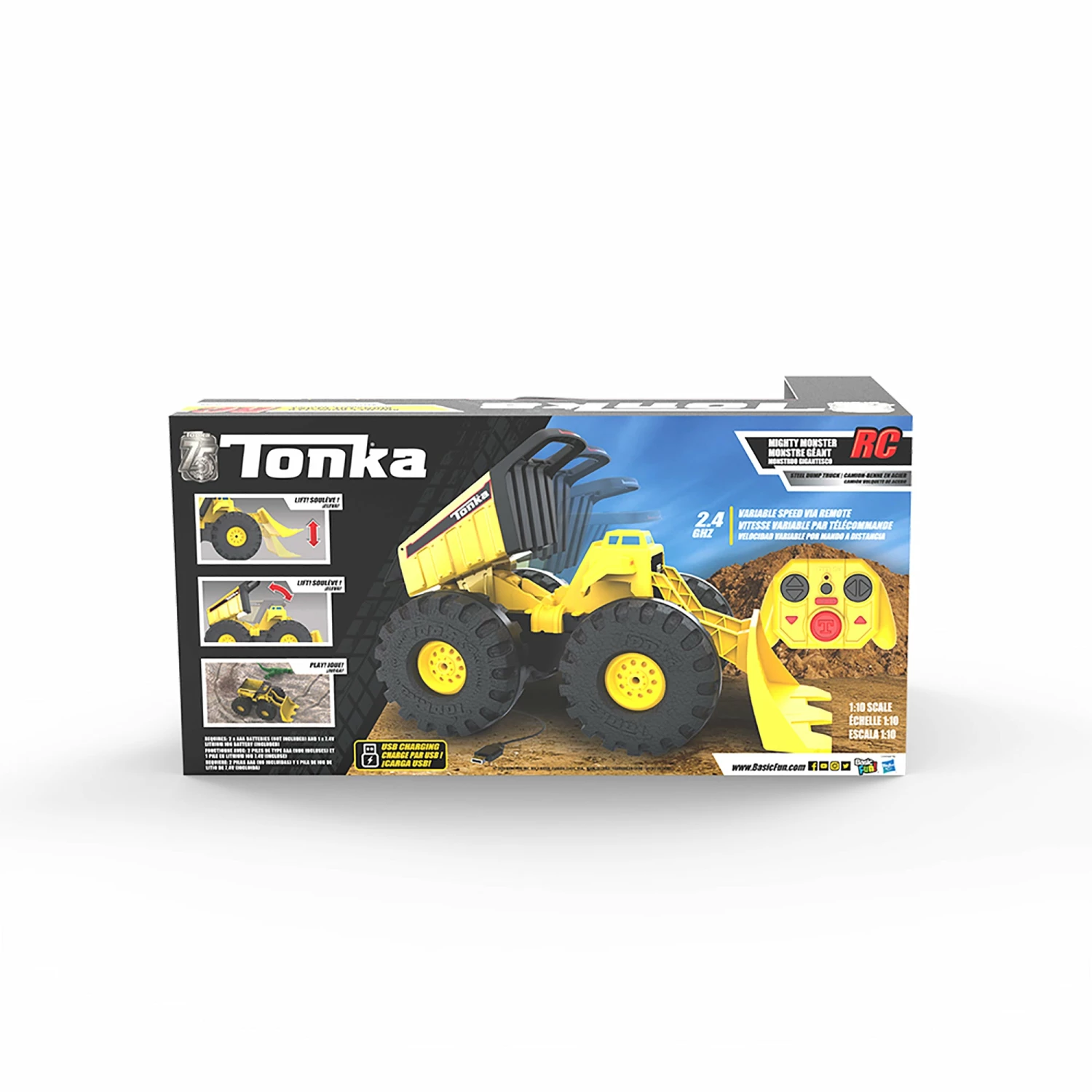 TONKA - MIGHTY MONSTER RC STEEL DUMP TRUCK 4 TONKA - MIGHTY MONSTER RC STEEL DUMP TRUCK - Image 2