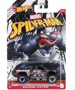 HOT WHEELS THEMED ENTERTAINMENT VEHICLE MARVEL SPIDER-MAN 2/5 SANDBLASTER