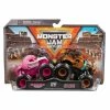 MONSTER JAM 1:64 2-PACK MONSTER MUTT POODLE VS. SCOOBY DOO -Toddler toy car Shop 160050 A 540
