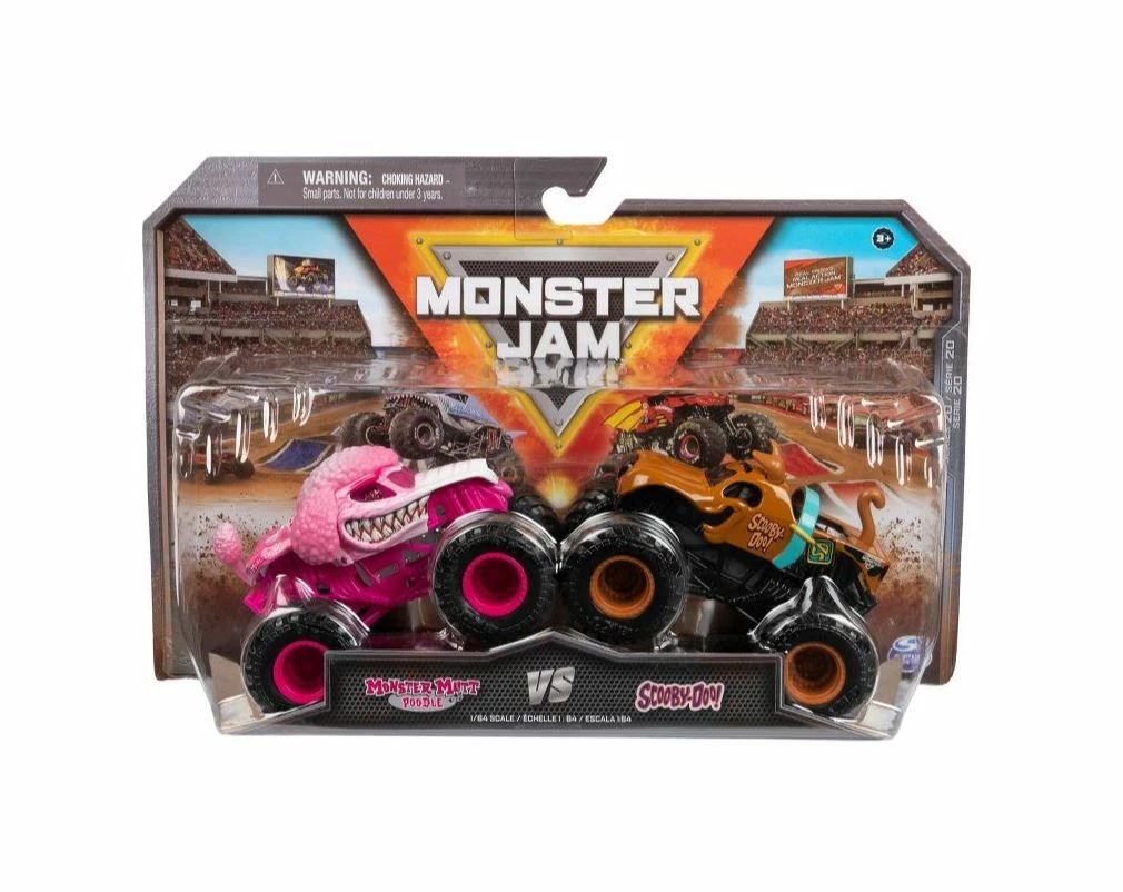 MONSTER JAM 1:64 2-PACK MONSTER MUTT POODLE VS. SCOOBY DOO 3 MONSTER JAM 1:64 2-PACK MONSTER MUTT POODLE VS. SCOOBY DOO