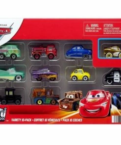 DISNEY PIXAR CARS MINI RACERS 10-PACK GOLD