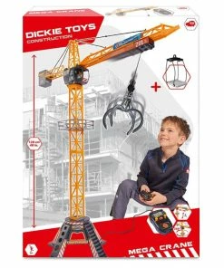 DICKIE TOYS CONSTRUCTION REMOTE CONTROL 120CM MEGA CRANE