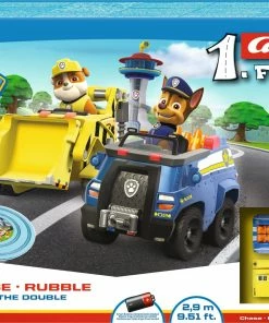 CARRERA FIRST PAW PATROL ON THE DOUBLE SLOT CAR SET