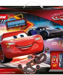 CARRERA GO!!! DISNEY CARS NEON NIGHTS SLOT CAR SET