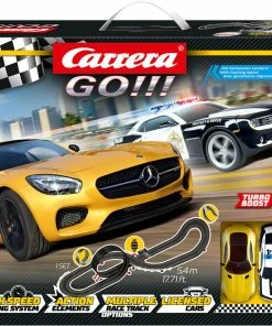 CARRERA GO!!! 1:43 HIGHWAY ACTION SLOT RACING SYSTEM