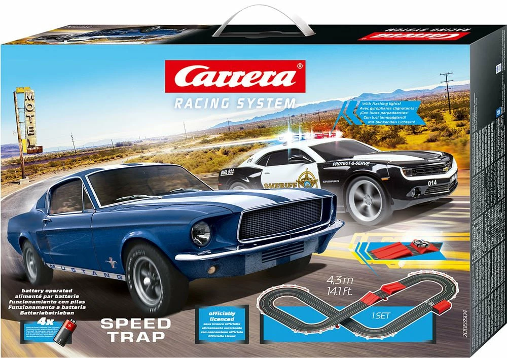 CARRERA GO!!! SPEED TRAP SLOT CAR SET 3 CARRERA GO!!! SPEED TRAP SLOT CAR SET
