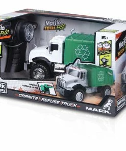 Maisto MAI TECH R/C WORK MACHINES MACK GRANITE REFUSE TRUCK - 2.4GHZ