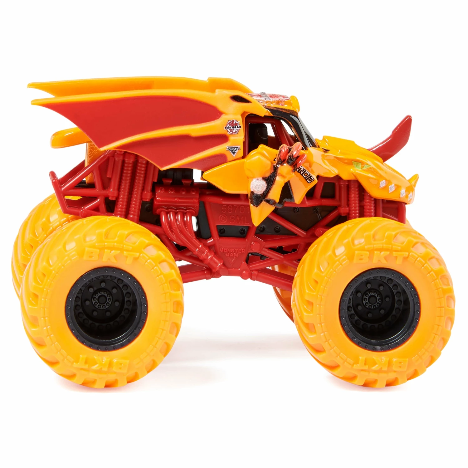 MONSTER JAM 1:64 2 PACK ALIEN INVASION VS DRAGONOID - Image 3