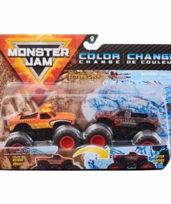 MONSTER JAM 1:64 2 PACK COLOR CHANGE EL TORO LOCO AND NORTHERN NIGHTMARE
