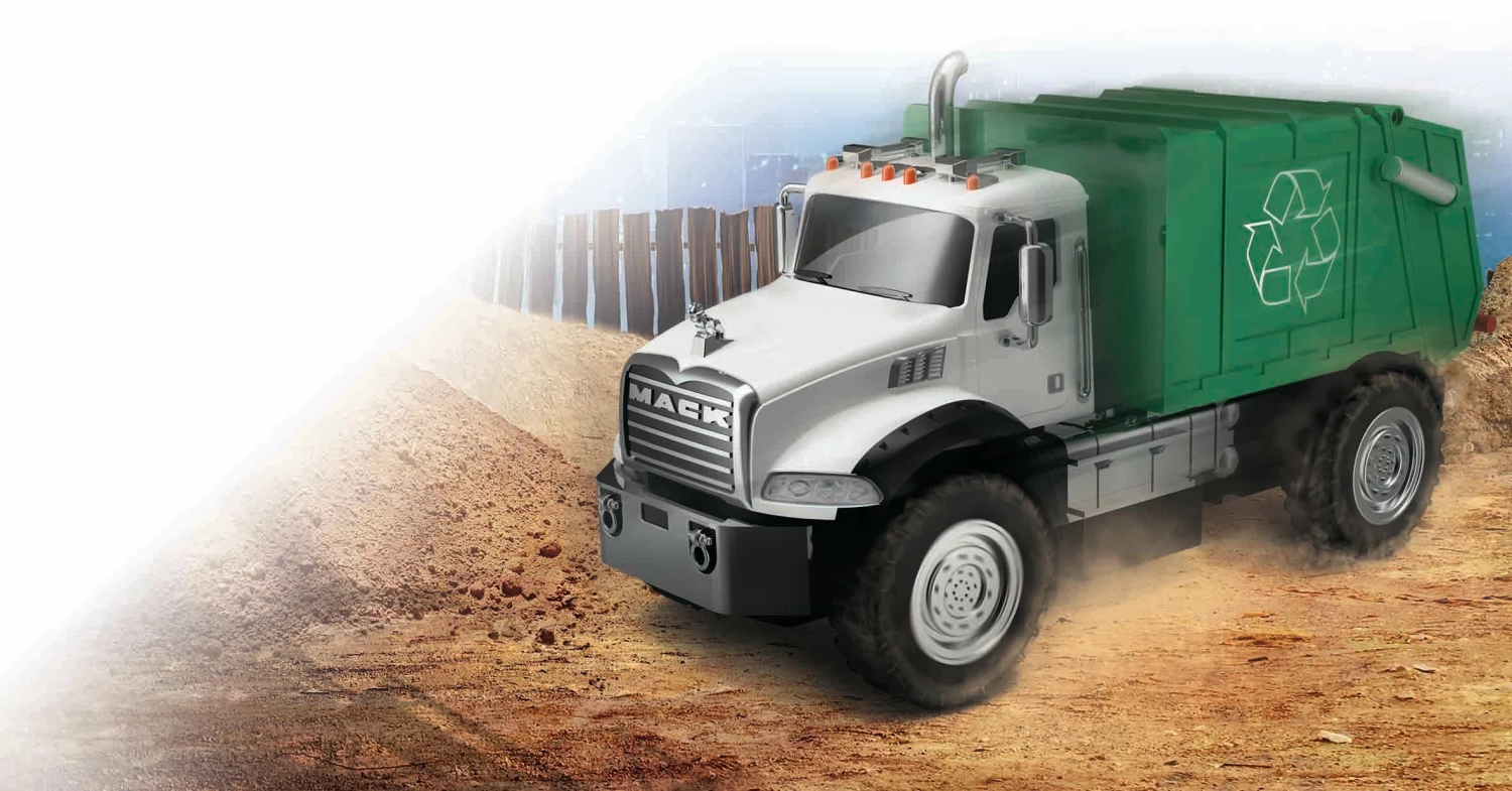 Maisto MAI TECH R/C WORK MACHINES MACK GRANITE REFUSE TRUCK - 2.4GHZ 5 Maisto MAI TECH R/C WORK MACHINES MACK GRANITE REFUSE TRUCK - 2.4GHZ - Image 4