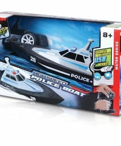 MAISTO TECH REMOTE CONTROL HIGH-SPEED POLICE BOAT