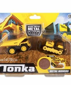 TONKA MINI MOVERS COMBO PACK BULLDOZER & MIGHTY DUMP TRUCK
