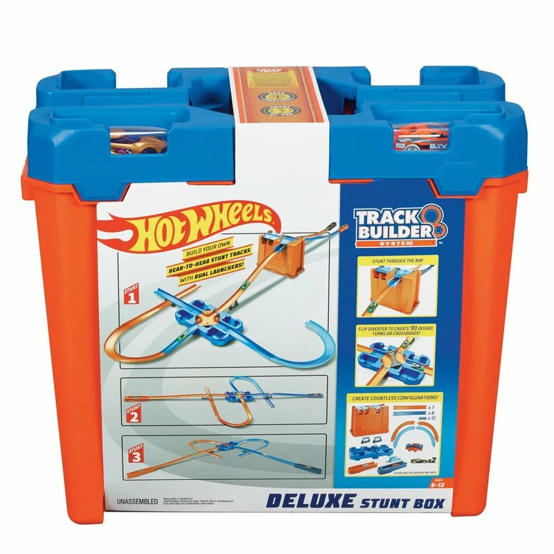 HOT WHEELS TRACK BUILDER DELUXE STUNT BOX 3 HOT WHEELS TRACK BUILDER DELUXE STUNT BOX