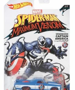 HOT WHEELS MARVEL SPIDERMAN MAXIMUM VENOM VENOMIZED CAPTAIN AMERICA
