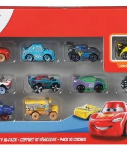 DISNEY PIXAR CARS MINI RACERS 10-PACK