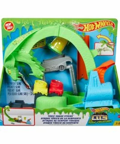 Hot Wheels HOTWHEELS CITY VS TOXIC CREATURES TOXIC SNAKE STRIKE