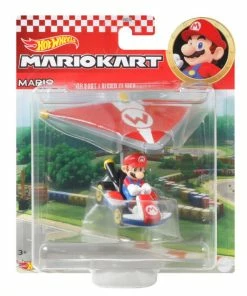 HOT WHEELS MARIO KART MARIO STANDARD KART AND SUPER GLIDER