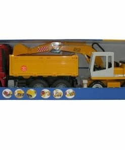 BRUDER MAN TRUCK W/EXCAVATOR -Toddler toy car Shop Bruder MAN Truck with Excavator 4001702027513 BR2751 2 a5851dec d9b8 42a6 a44d 74b799c54ec9 scaled