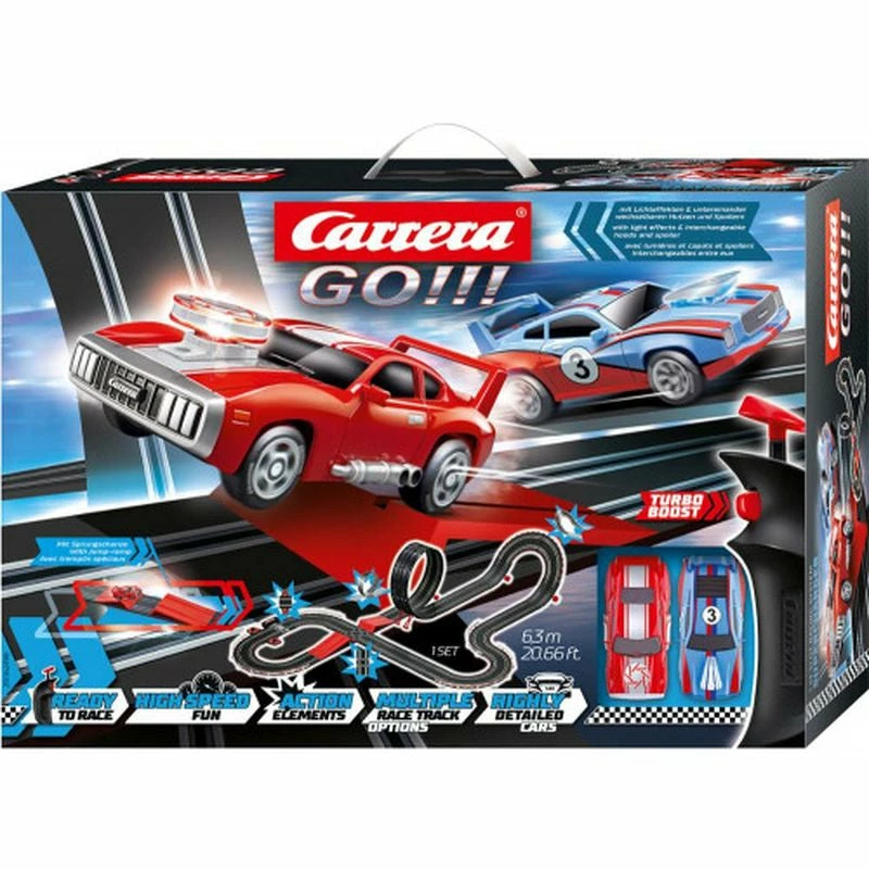 CARRERA! GO SUPERCHARGER SLOT CAR SET 3 CARRERA! GO SUPERCHARGER SLOT CAR SET
