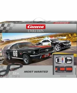 CARRERA EVOLUTION MOST WANTED SLOT CAR SET