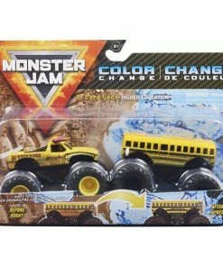 MONSTER JAM 1:64 DIE CAST TRUCKS 2 PACK COLOR CHANGE EL TORO LOCO AND HIGHER EDUCATION