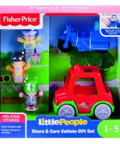 FISHER-PRICE LITTLE PEOPLE SHARE & CARE VEHICLE GIFT SET