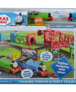 FISHER-PRICE THOMAS & FRIENDS TALKING THOMAS & PERCY TRAIN SET