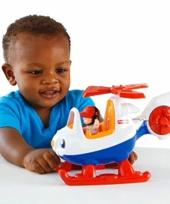 FISHER-PRICE LITTLE PEOPLE MID VEHICLES HELICOPTER -Toddler toy car Shop Fisher Price Little People Mid Vehicles Helicopter 887961256338 DNM75 3
