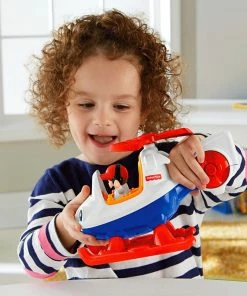 FISHER-PRICE LITTLE PEOPLE MID VEHICLES HELICOPTER -Toddler toy car Shop Fisher Price Little People Mid Vehicles Helicopter 887961256338 DNM75 4