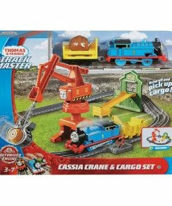 FISHER-PRICE THOMAS & FRIENDS TRACKMASTER CASSIA CRANE & CARGO SET
