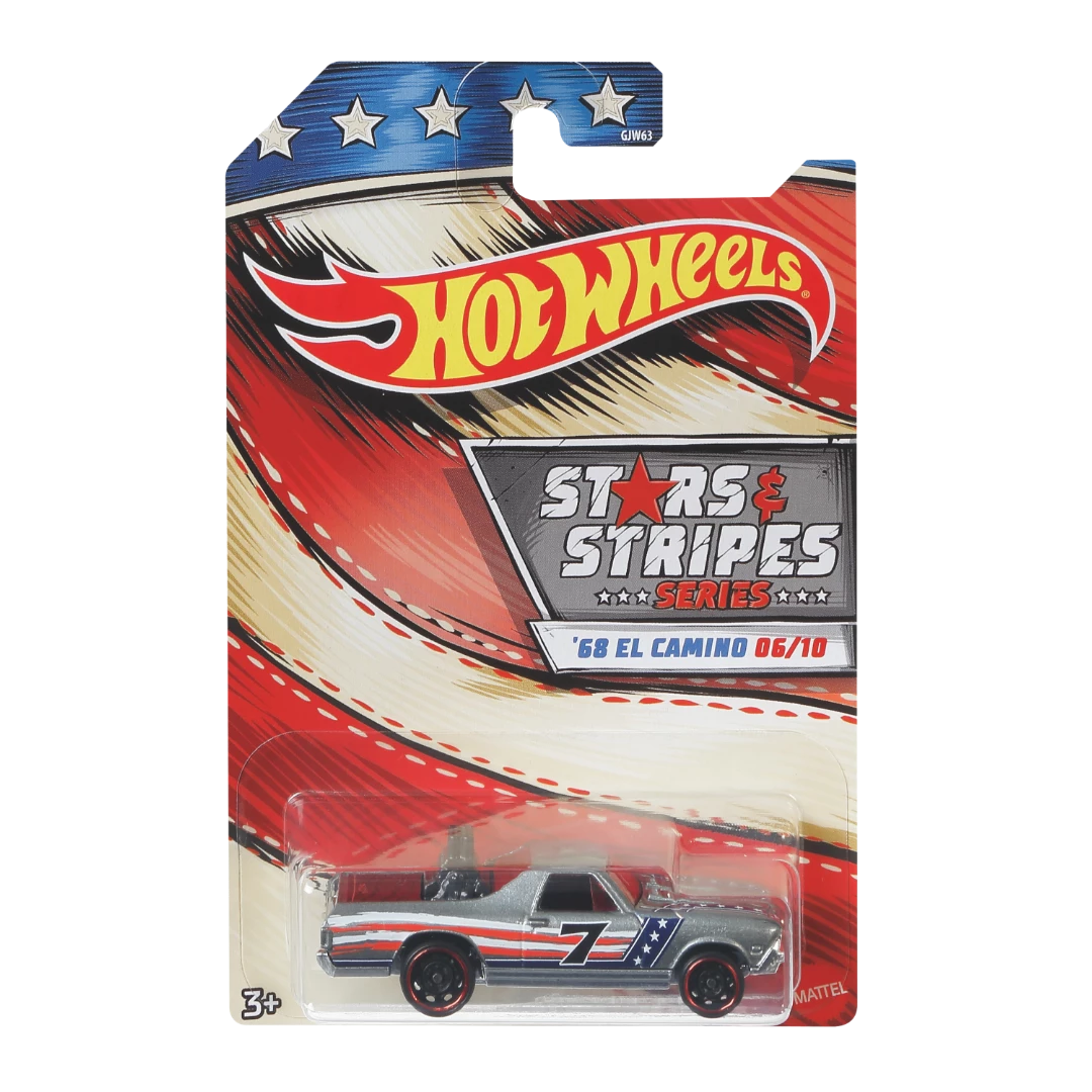 HOT WHEELS STARS AND STRIPES ASSORTED STYLES 4 HOT WHEELS STARS AND STRIPES ASSORTED STYLES - Image 2