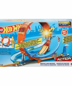 HOT WHEELS ACTION MASSIVE LOOP MAYHEM TRACK SET
