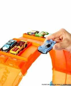 HOT WHEELS ACTION MASSIVE LOOP MAYHEM TRACK SET -Toddler toy car Shop GTV14 W 21 034