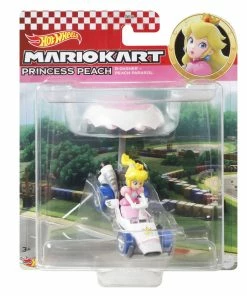 HOT WHEELS MARIO KART PRINCESS PEACH B-DASHER AND PEACH PARASOL