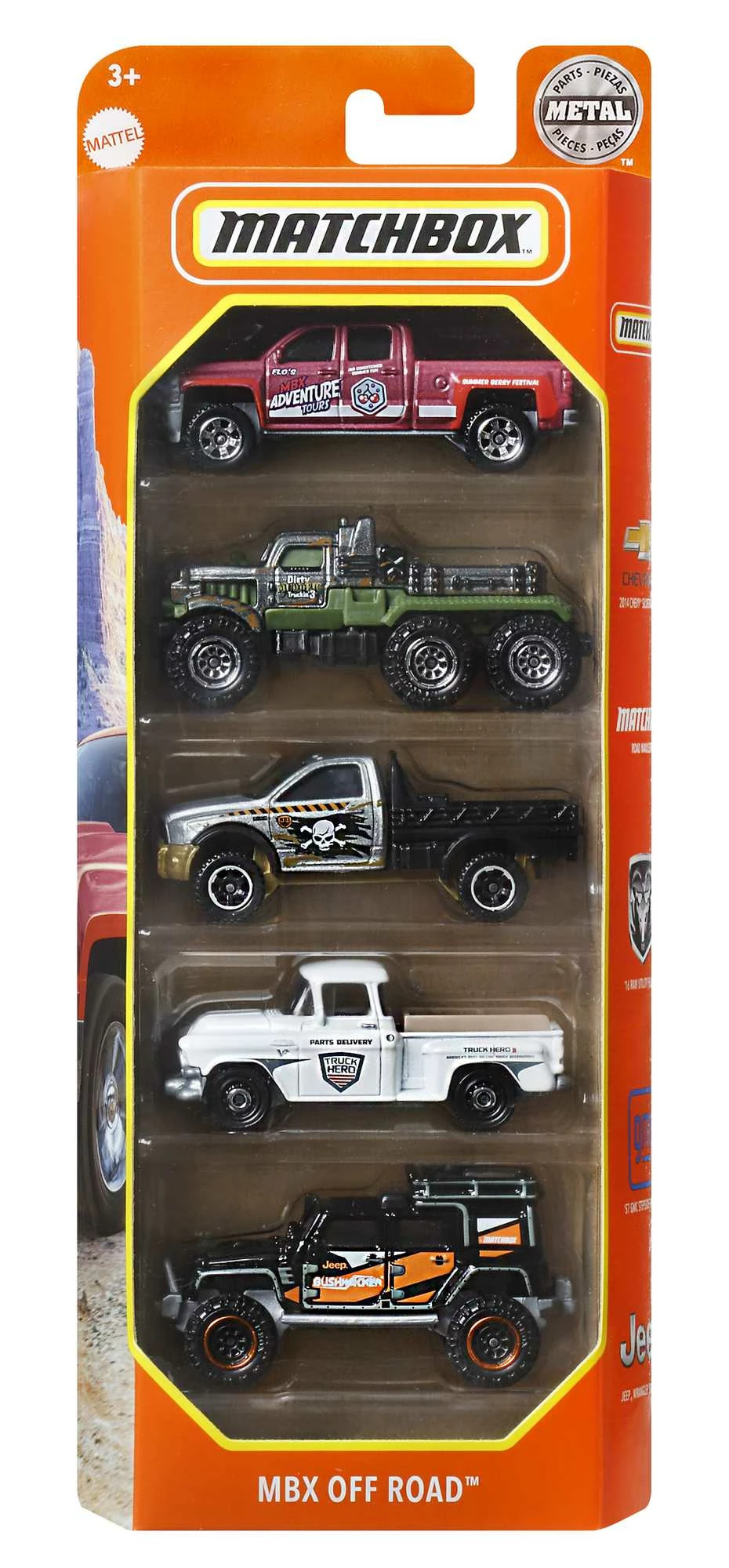 MATCHBOX VEHICLE 5 PACK ASSORTED STYLES 8 MATCHBOX VEHICLE 5 PACK ASSORTED STYLES - Image 6