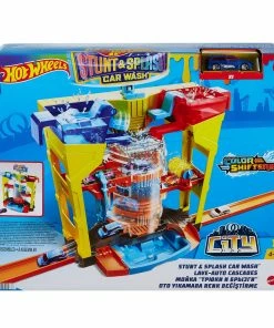 HOT WHEELS CITY COLOR SHIFTERS STUNT & SPLASH CAR WASH