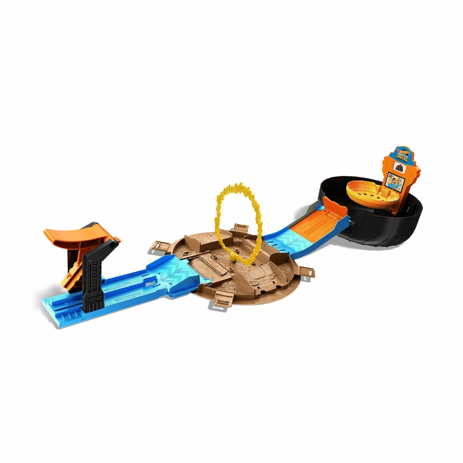 HOT WHEELS MONSTER TRUCKS STUNT TIRE PLAY SET 4 HOT WHEELS MONSTER TRUCKS STUNT TIRE PLAY SET - Image 2