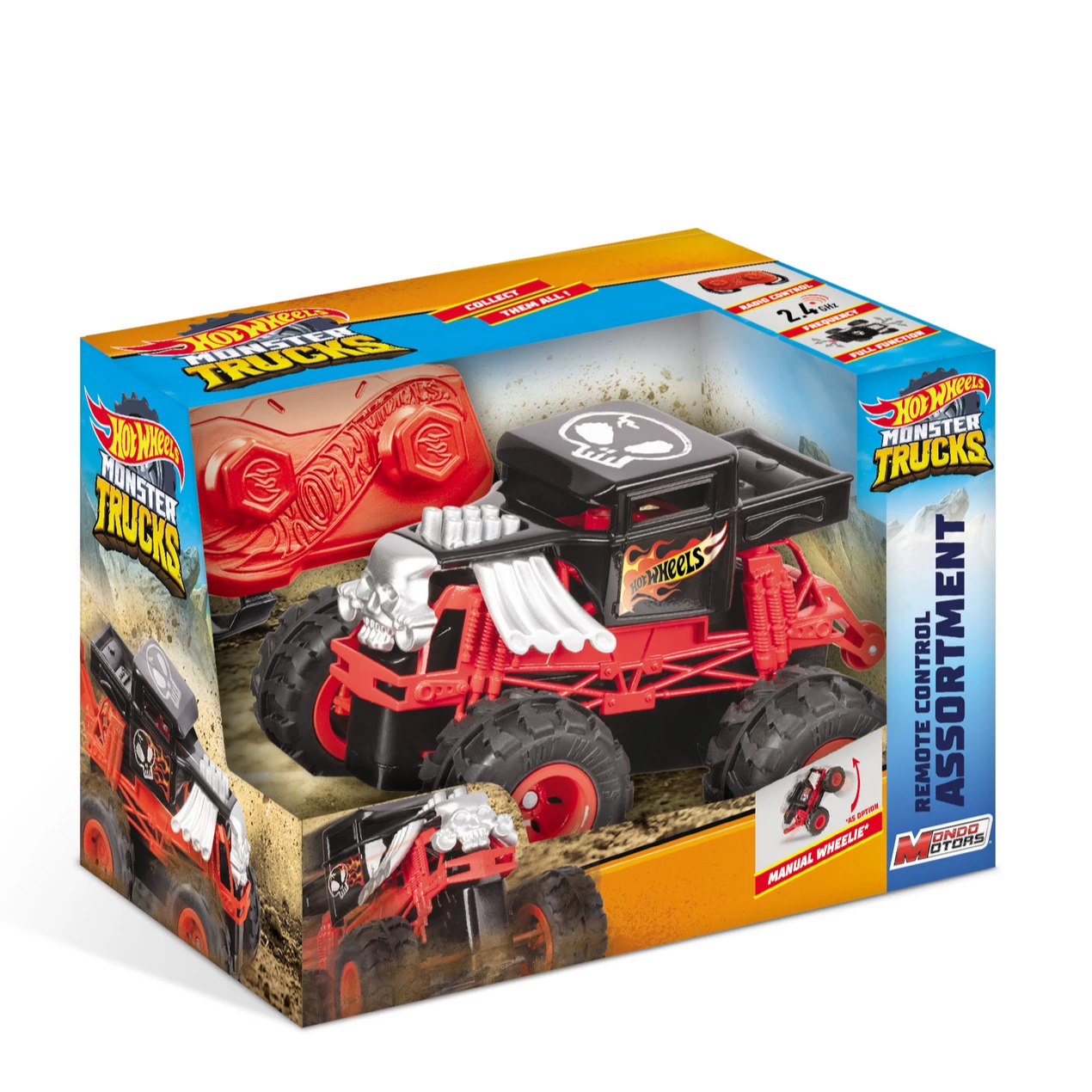 HOT WHEELS RC MONSTER TRUCK ASSORTED STYLES 3 HOT WHEELS RC MONSTER TRUCK ASSORTED STYLES