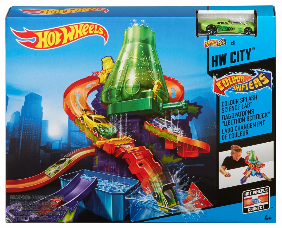 HOT WHEELS CITY COLOR SPLASH SCIENCE LAB 3 HOT WHEELS CITY COLOR SPLASH SCIENCE LAB