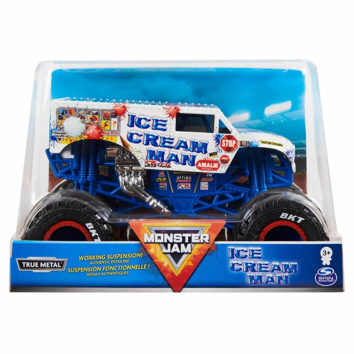 MONSTER JAM 1:24 DIE CAST TRUCKS ICE CREAM MAN 3 MONSTER JAM 1:24 DIE CAST TRUCKS ICE CREAM MAN