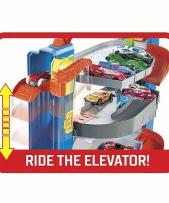 HOT WHEELS CITY STUNT GARAGE PLAYSET -Toddler toy car Shop Image1 6tcbmj