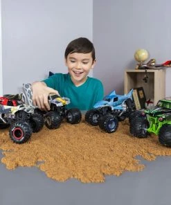 MONSTER JAM 1:24 GRAVE DIGGER WHITE MONSTER TRUCK -Toddler toy car Shop Image2 ghwi8z