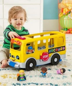 FISHER-PRICE LITTLE PEOPLE BIG YELLOW SCHOOL BUS -Toddler toy car Shop Image2 jvya02
