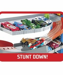 HOT WHEELS CITY STUNT GARAGE PLAYSET -Toddler toy car Shop Image2 viygu9