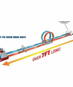 HOT WHEELS ACTION DOUBLE LOOP DASH TRACK SET -Toddler toy car Shop Image2 zh1pn1 99141a49 1a99 4fb8 8daa 2ee82ec037db