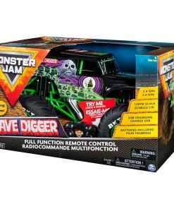 SPIN MASTER MONSTER JAM 1:10 REMOTE CONTROL GRAVE DIGGER