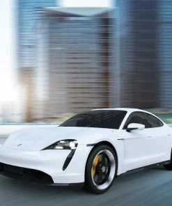 SHARPER IMAGE REMOTE CONTROL PORSCHE TAYCAN TURBO -Toddler toy car Shop RCPorscheTaycanTurboS SI TGT 03