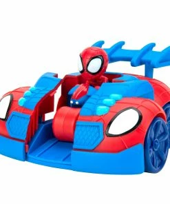 SPIDERMAN MARVEL SPIDEY AND HIS AMAZING FRIENDS WEB STRIKE 2 N 1 VEHICLE -Toddler toy car Shop Spidey FeatureVehicleWebStrike2n1Vehicle SNF0019 3QrtLeft Fig03 OP lpr 533331a6 2e90 4643 b68c c6f4c756ac09