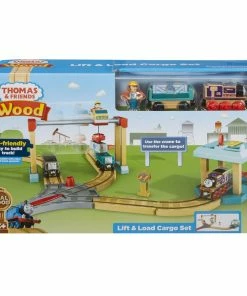 Fisher-Price THOMAS & FRIENDS WOOD LIFT & LOAD CARGO SET